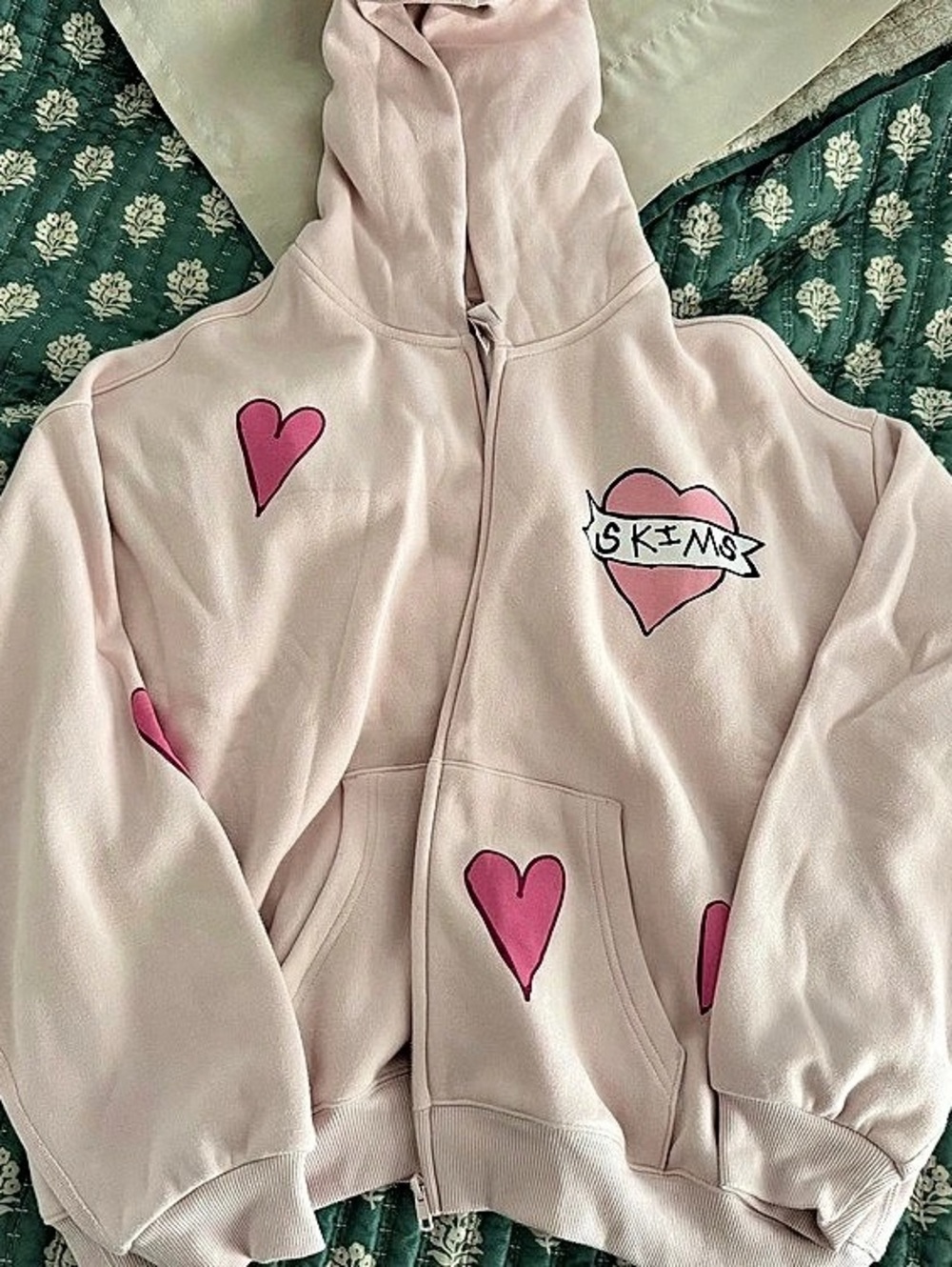 SKIMS valentines zip up